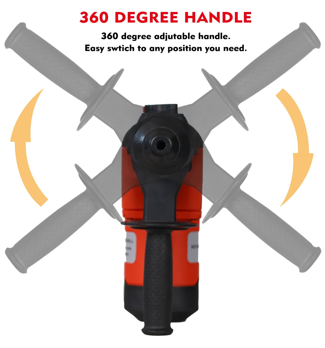 Taladro de martillo rotativo de velocidad variable Kahomvis 12.5 amperios SDS-Plus SDS-plus GH-QPW4-6685