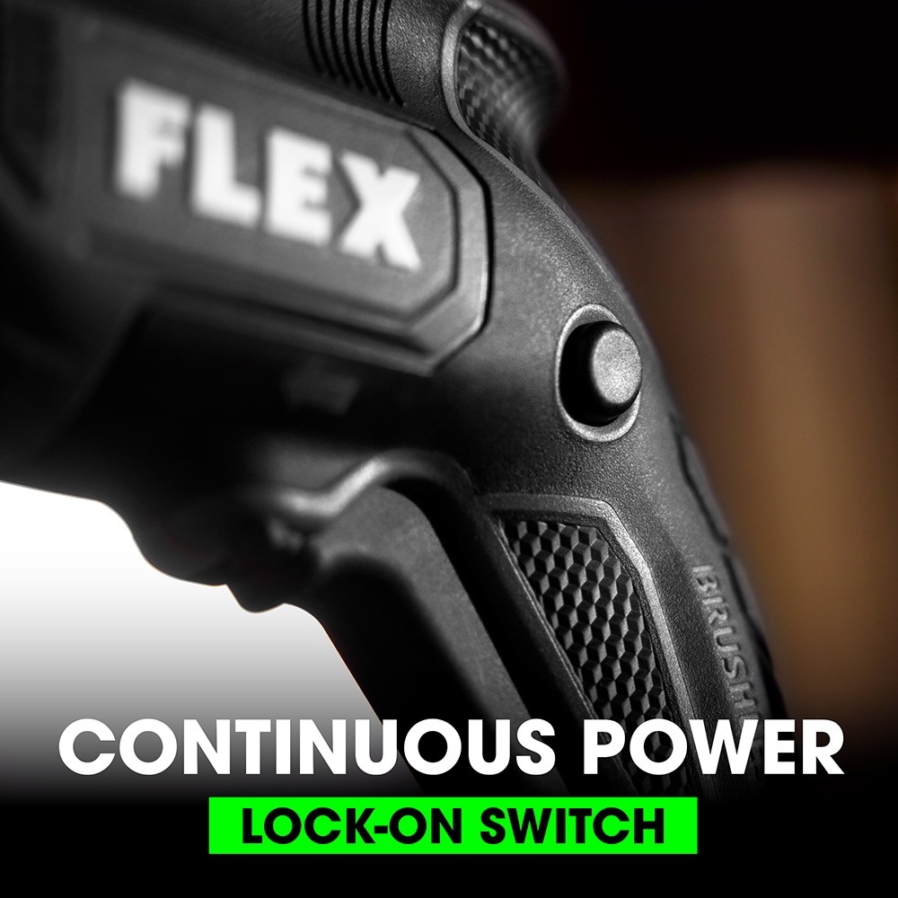 Destornillador sin escobillas para sujetadores de iones de litio de 24 voltios FLEX (Li-ion) con alimentación por balas FX1611-Z