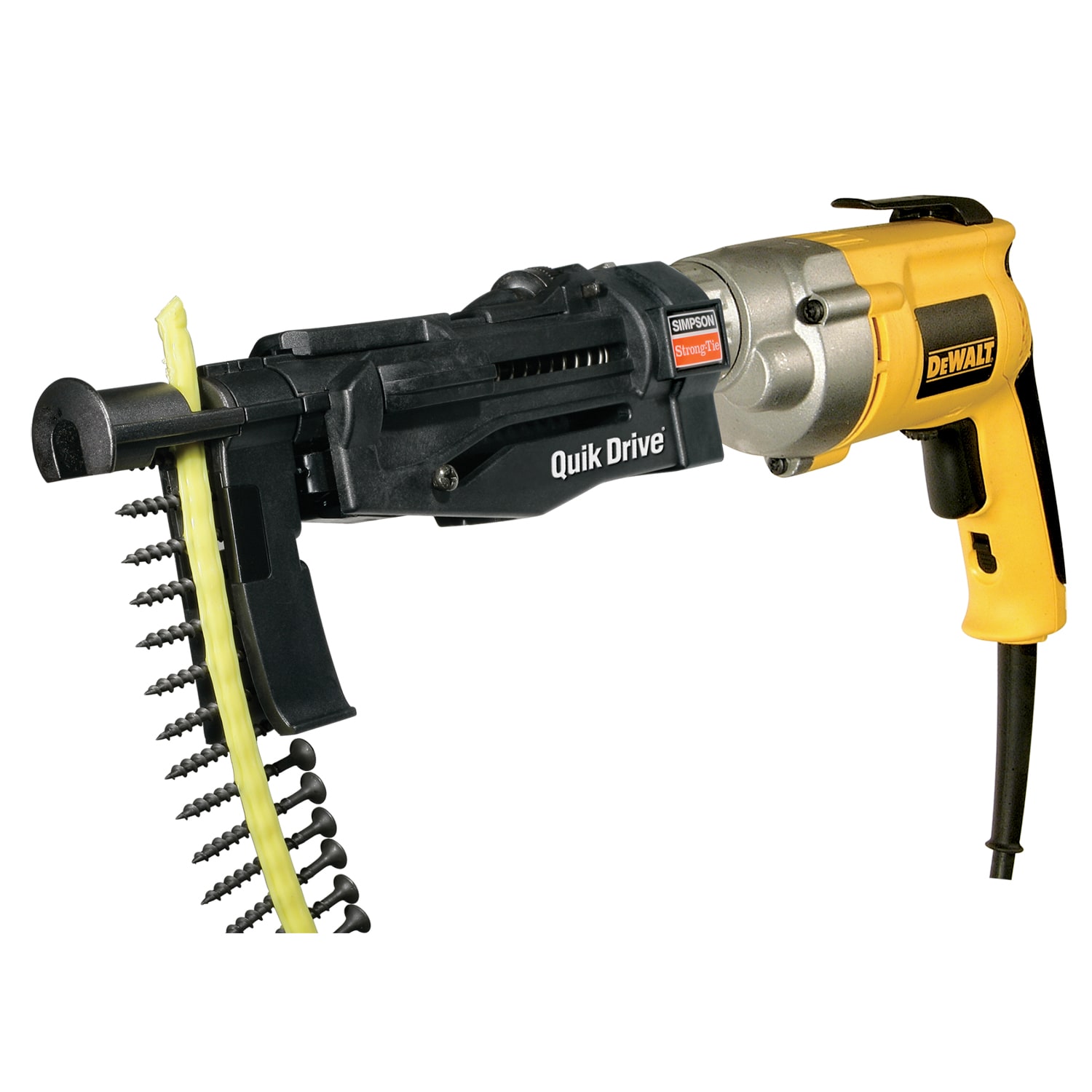 Pistola atornilladora de sujetadores colados Quik Drive 6.5-Amp PRO200G2D25K por Simpson Strong-Tie