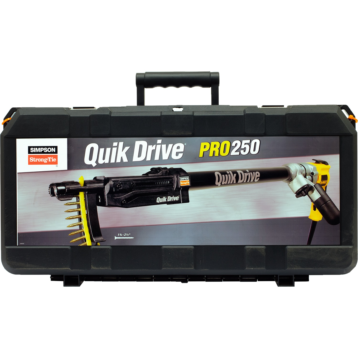 Pistola atornilladora de sujeción de 6.5 amperios Quik Drive de Simpson Strong-Tie PRO250G2D25K