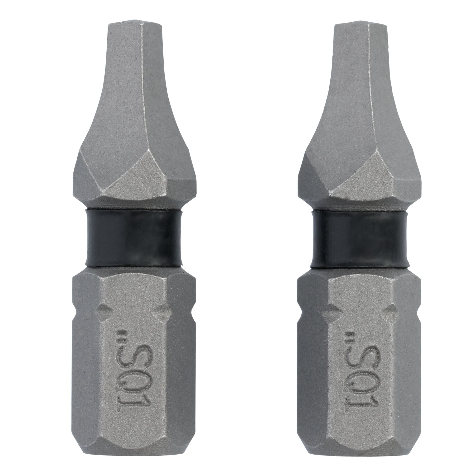 Punta de desarmador cuadrada/Robertson #1 DEWALT TOUGH GRIP de 1 pulgada - Juego de 2 piezas DWAF1SQ1TG2