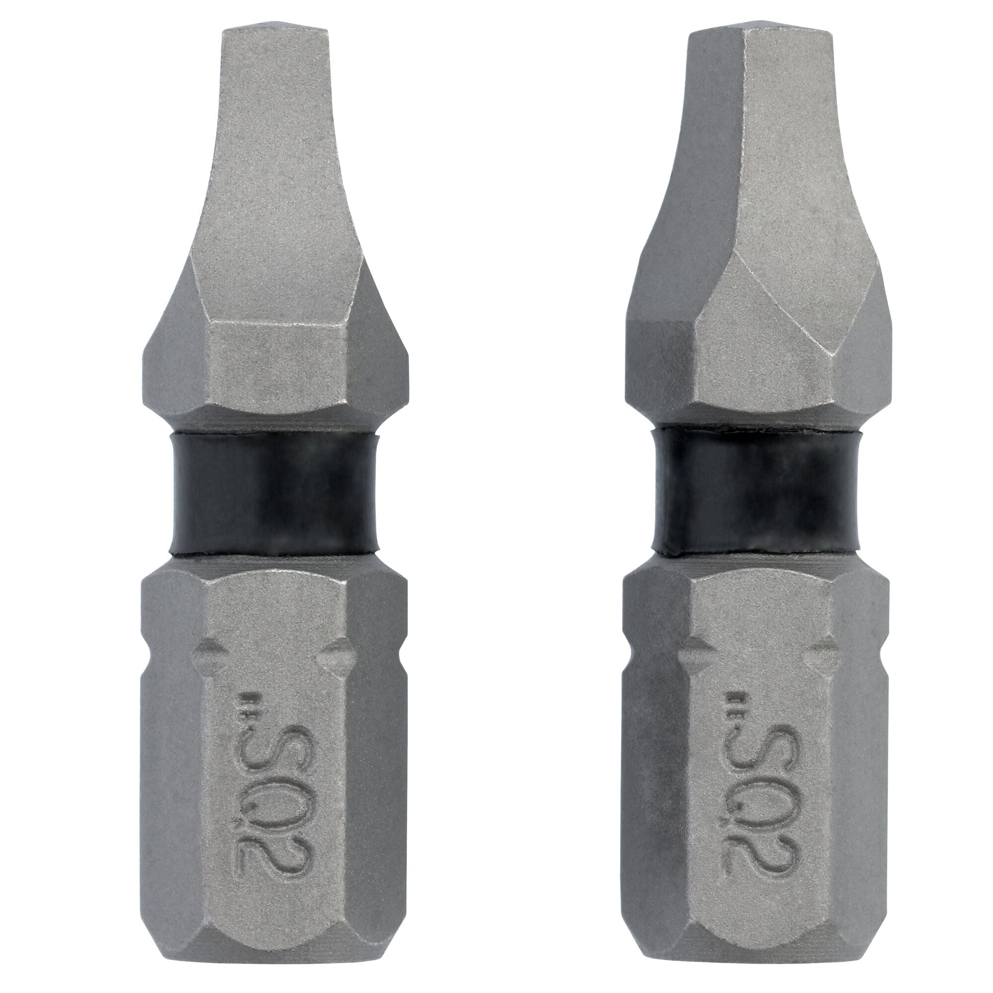 Punta para destornillador cuadrada/Robertson #2 de 1 pulgada DEWALT TOUGH GRIP, 2 piezas DWAF1SQ2TG2