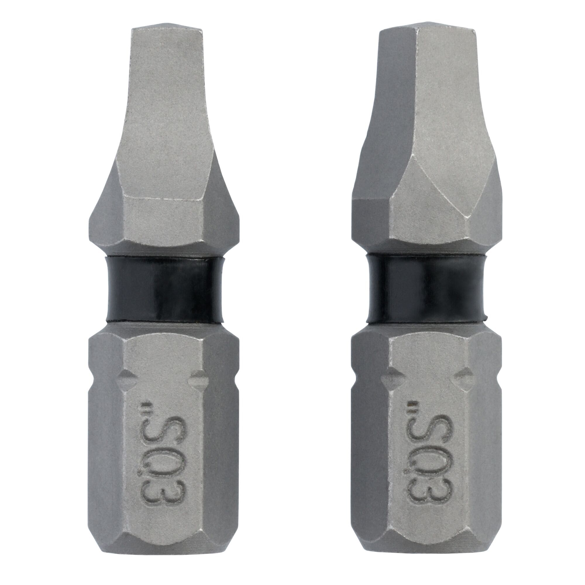 Punta de destornillador cuadrado/Robertson DEWALT TOUGH GRIP de 1 pulgada #3 - Juego de 2 piezas DWAF1SQ3TG2
