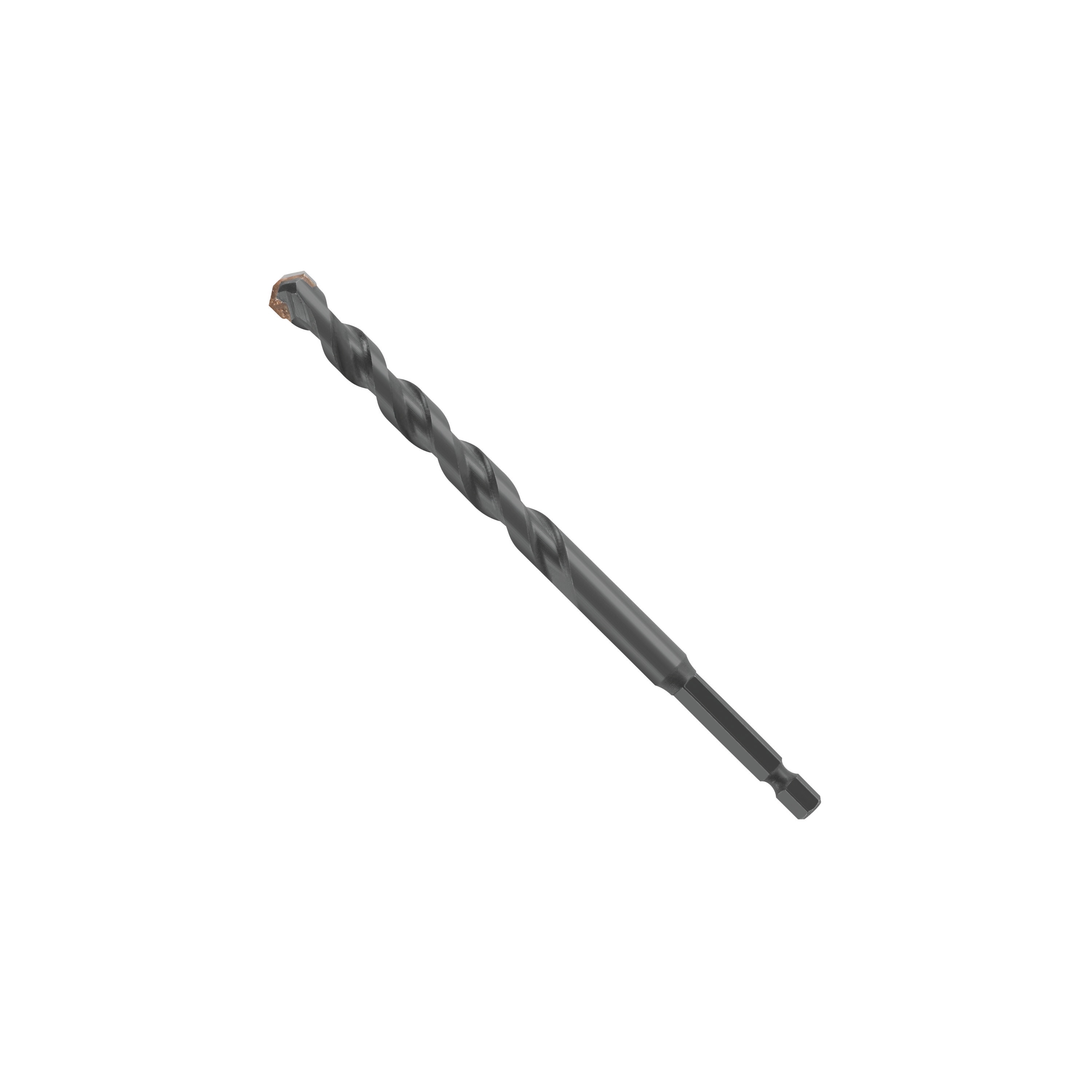 Broca para albañilería de acero aleado Bosch MultiConstruction de 3/8 pulgadas x 6 pulgadas para taladro rotativo/destornillador de impacto IMC12