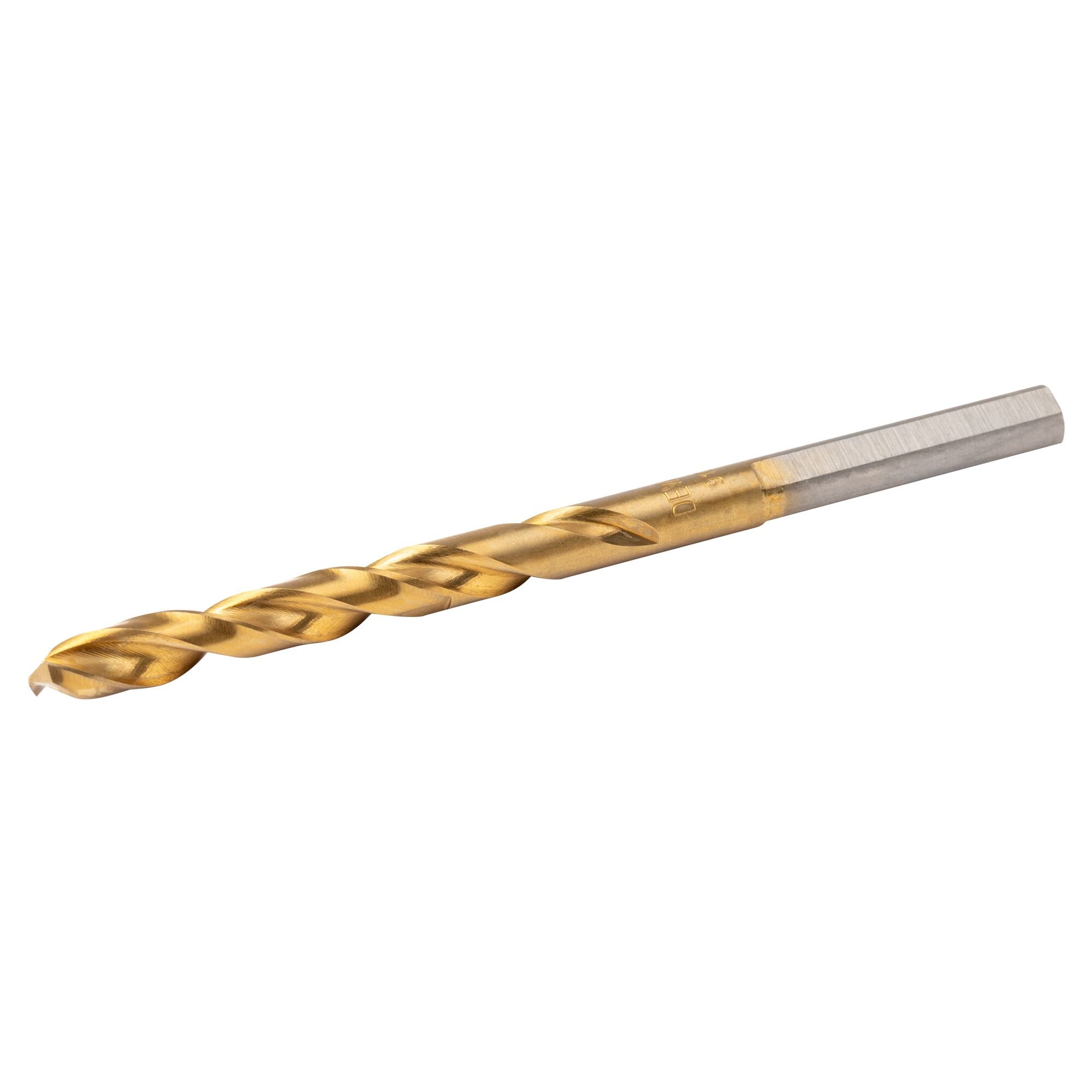 Broca helicoidal de longitud de trabajo DEWALT 5/16-in 6-in recubierta de nitruro de titanio HSS DW1320
