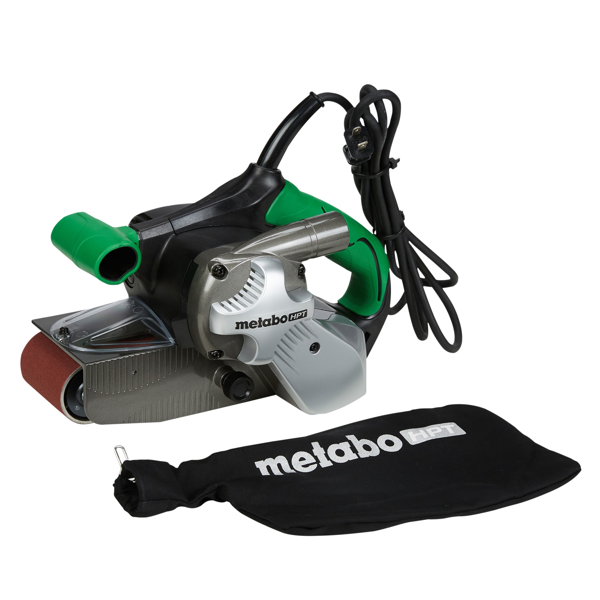 Lijadora de banda Metabo HPT de 9 amperios con gestión de polvo SB8V2M