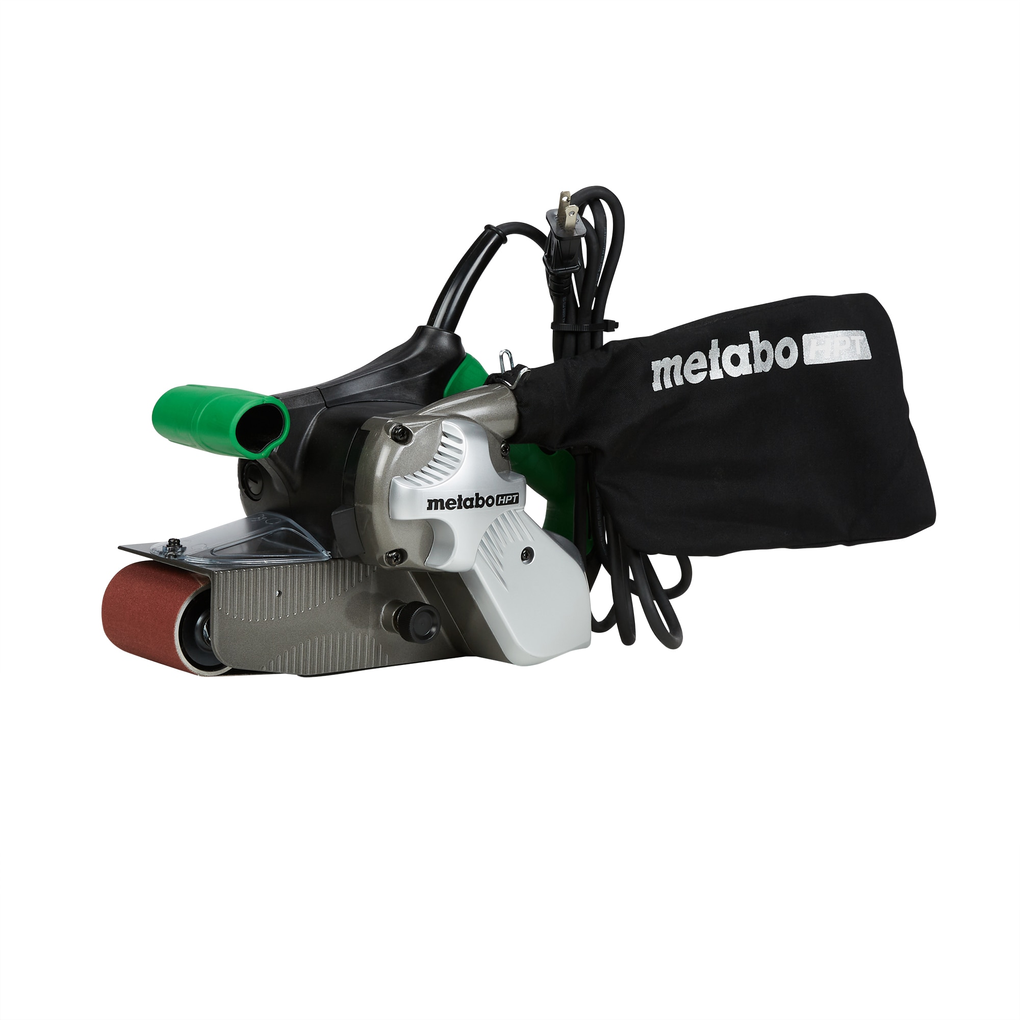 Lijadora de banda Metabo HPT de 9 amperios con gestión de polvo SB8V2M