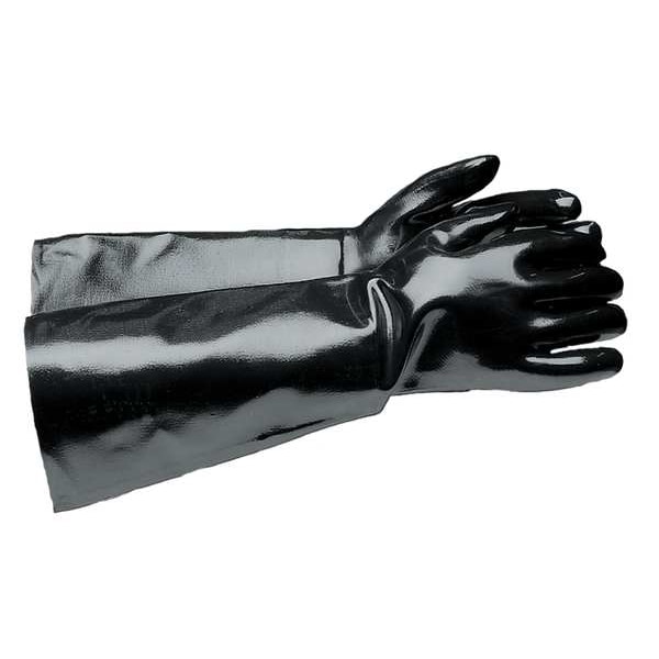 Guantes resistentes a químicos Showa de 17 pulgadas, Neopreno, 10, 1 PR - 6797
