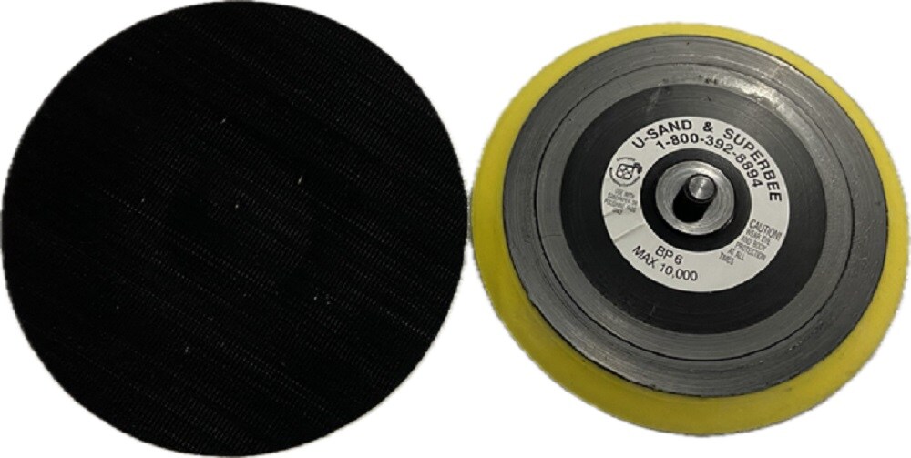 U-Sand Cherryhill Lijadora orbital aleatoria sin escobillas de 110 voltios y 115 amperios con manejo de polvo BP6.