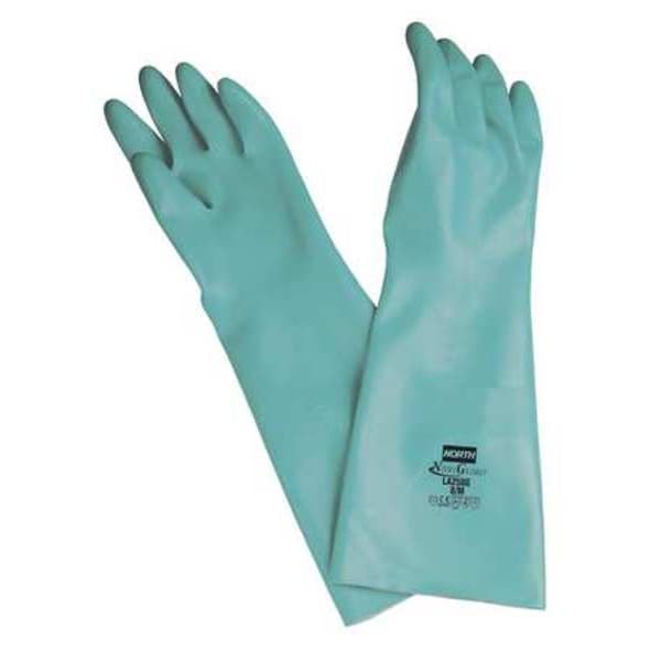 Guante de nitrilo Honeywell North Nitri-Guard sin forro - LA258G/9