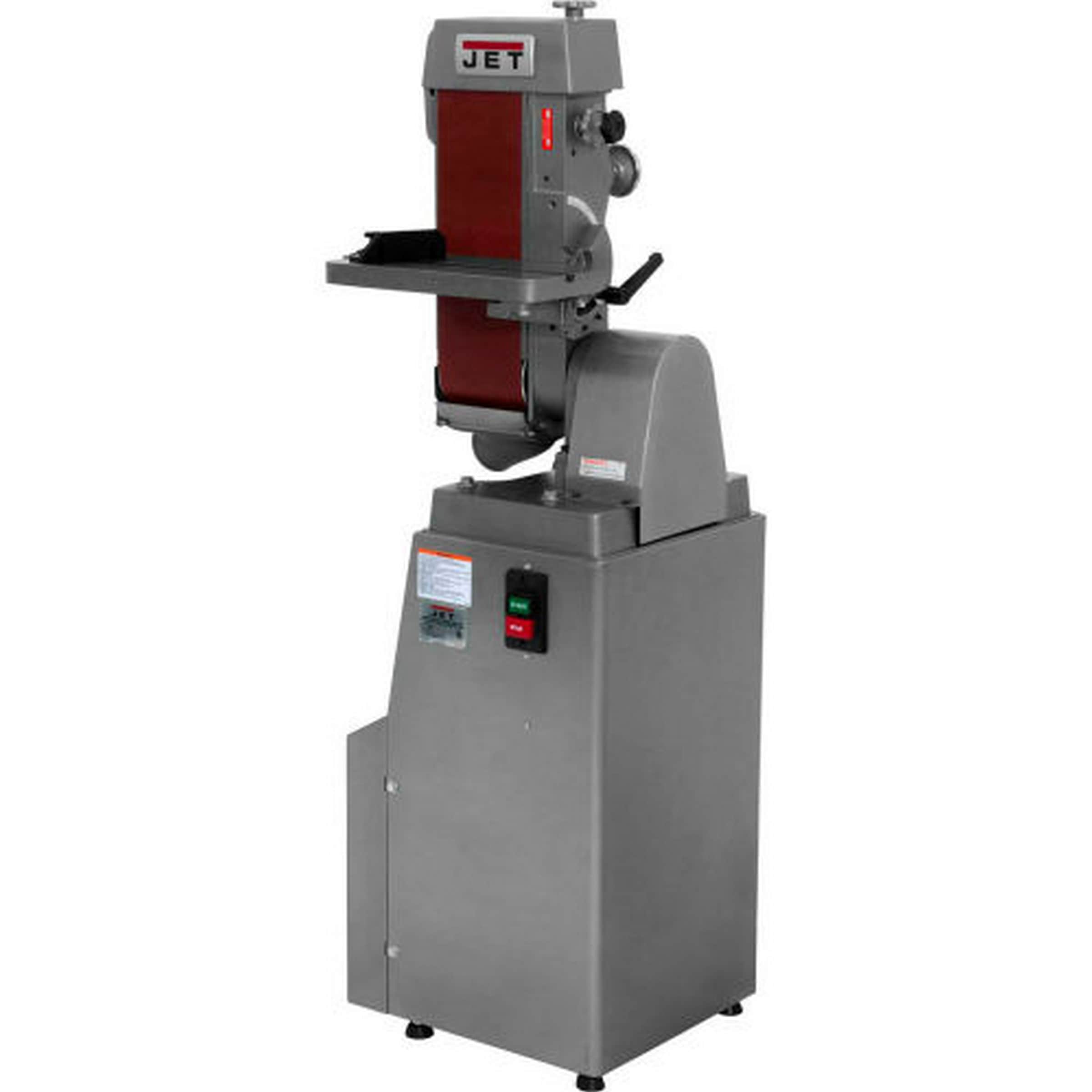 Lijadora de banda JET J-4301A, 6" x 48" 230 voltios, 15 amperios con control de polvo JT9-414601