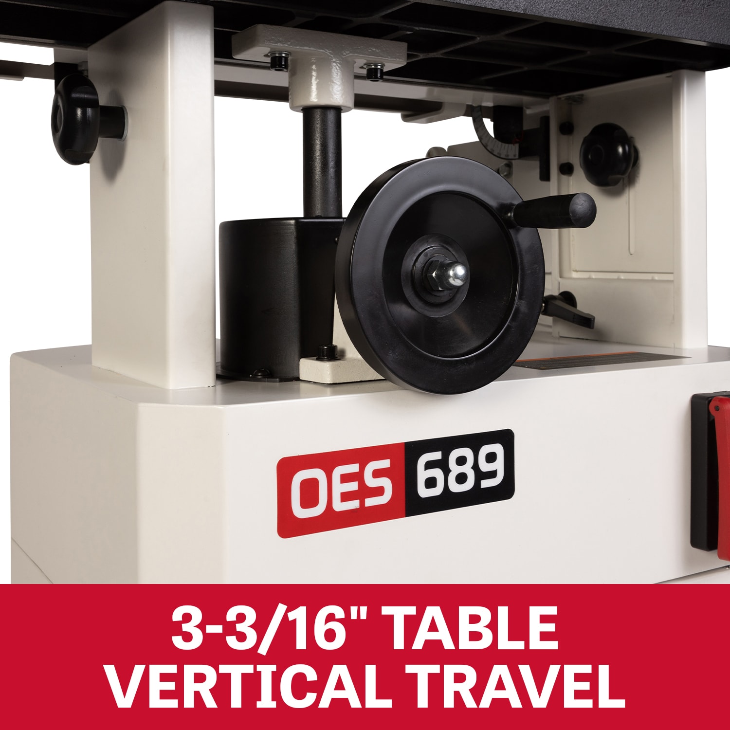 Lijadora de banda oscilante de 6" x 89" en negro jet con manejo de polvo de 115 voltios y 20 amperes JT1-1372 OES-689-BLK