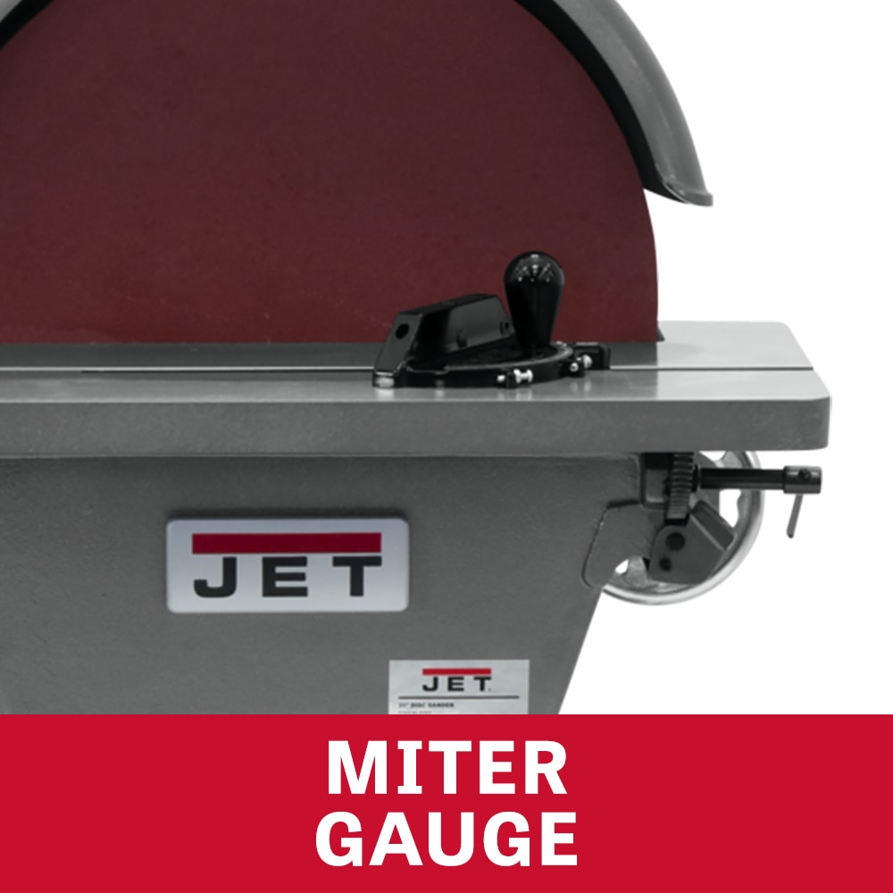 Pulidora de disco JET J-4421-4 de 20 pulgadas, 460 voltios y 15 amperios con control de polvo JT9-577011
