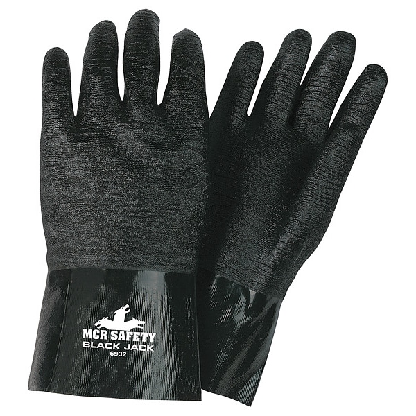 Guantes Resistentes a Químicos de Mcr Safety de 12", Neopreno, Talla L, 1 Par - 6932