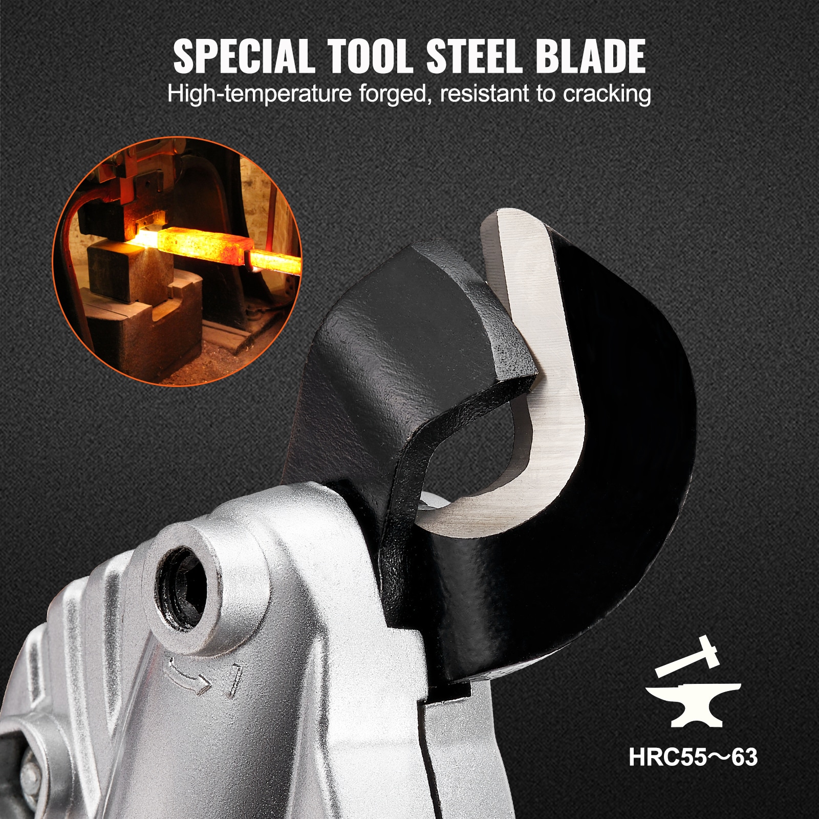 Cortadora de metal de aluminio de calibre 14 con taladro y cizalla VEVOR QDTJQJJQT08MM4OT5V0