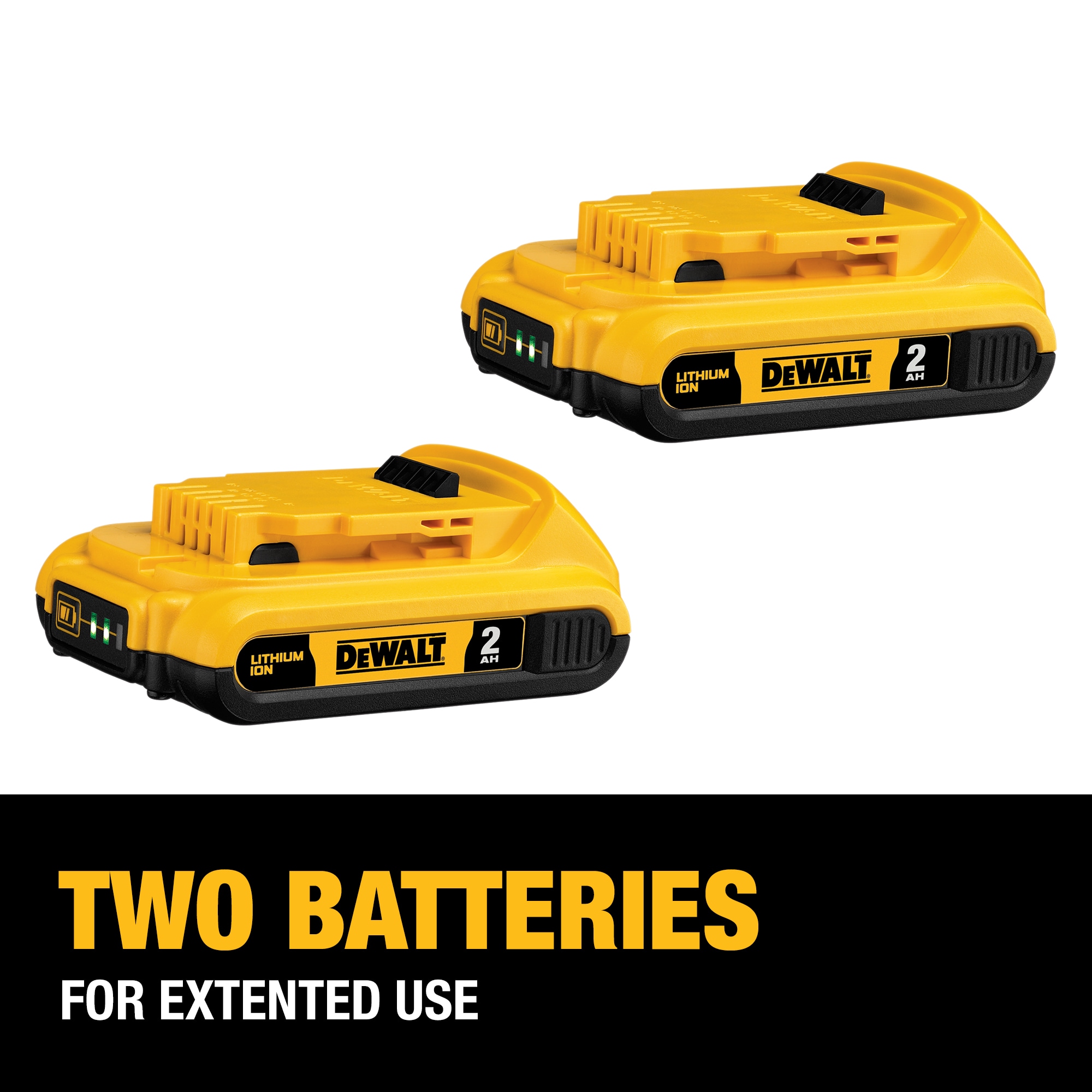 Kit combo de herramientas eléctricas sin escobillas DEWALT de 20 voltios con estuche blando (incluye 2 baterías y cargador) DCK379D2
