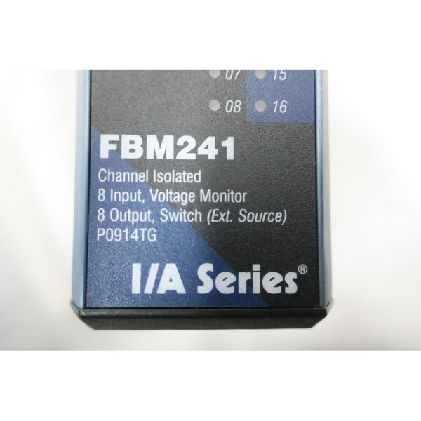 Módulo de E/S para monitoreo de voltaje aislado de canal de la serie Foxboro I/A - FBM241 P0914TG