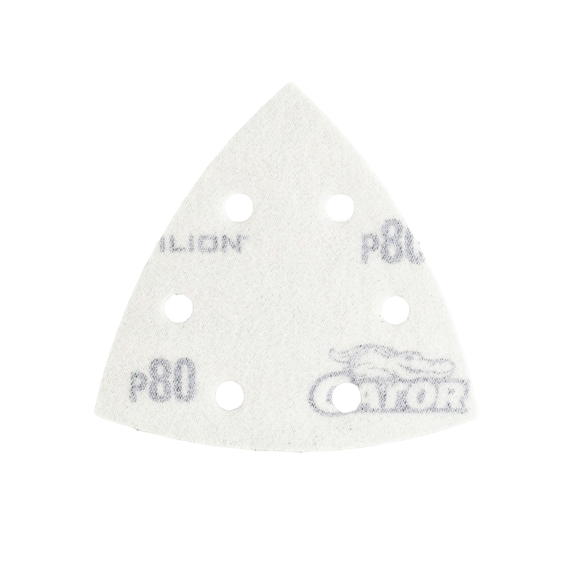 Papel de lija detallado Gator Reptilion oscilante de cerámica alúmina de 80 granos, 8 piezas 391125