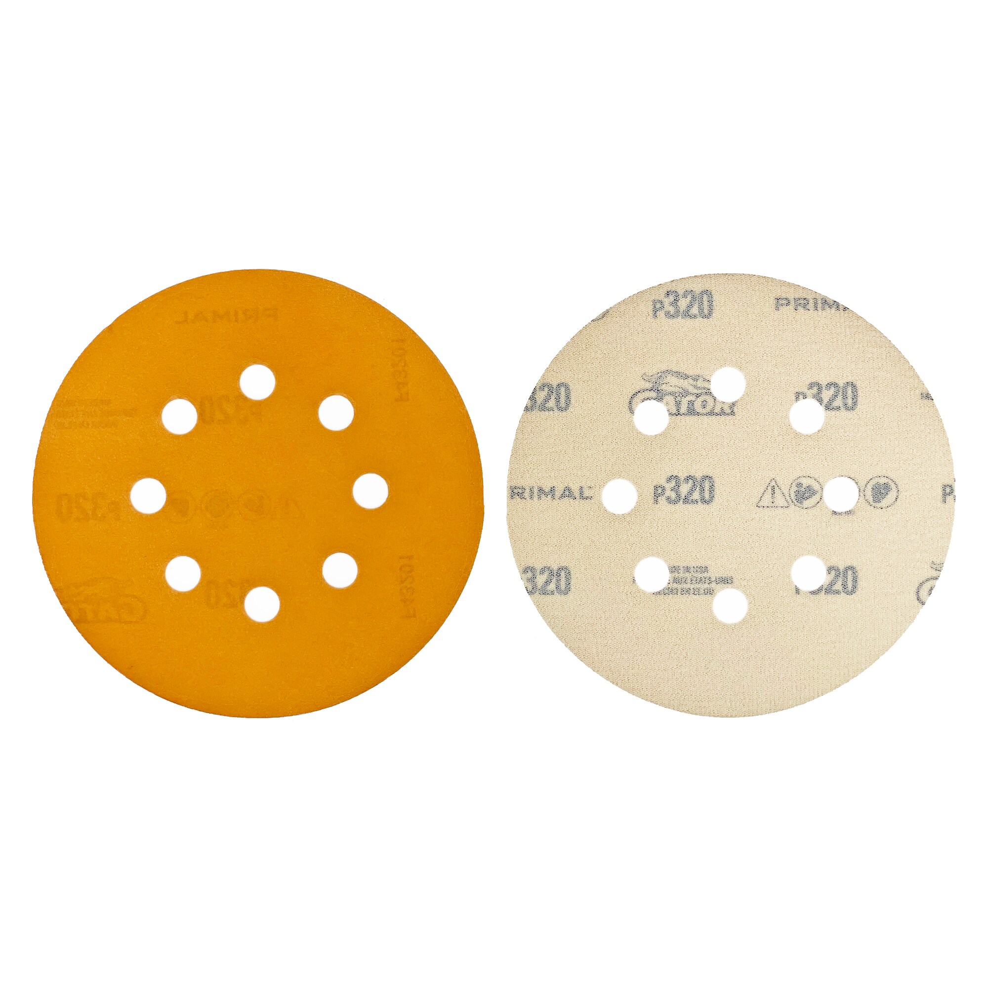 Lijadora de disco de óxido de aluminio de 320 granos Gator 5 en 8H H/L 15 pk