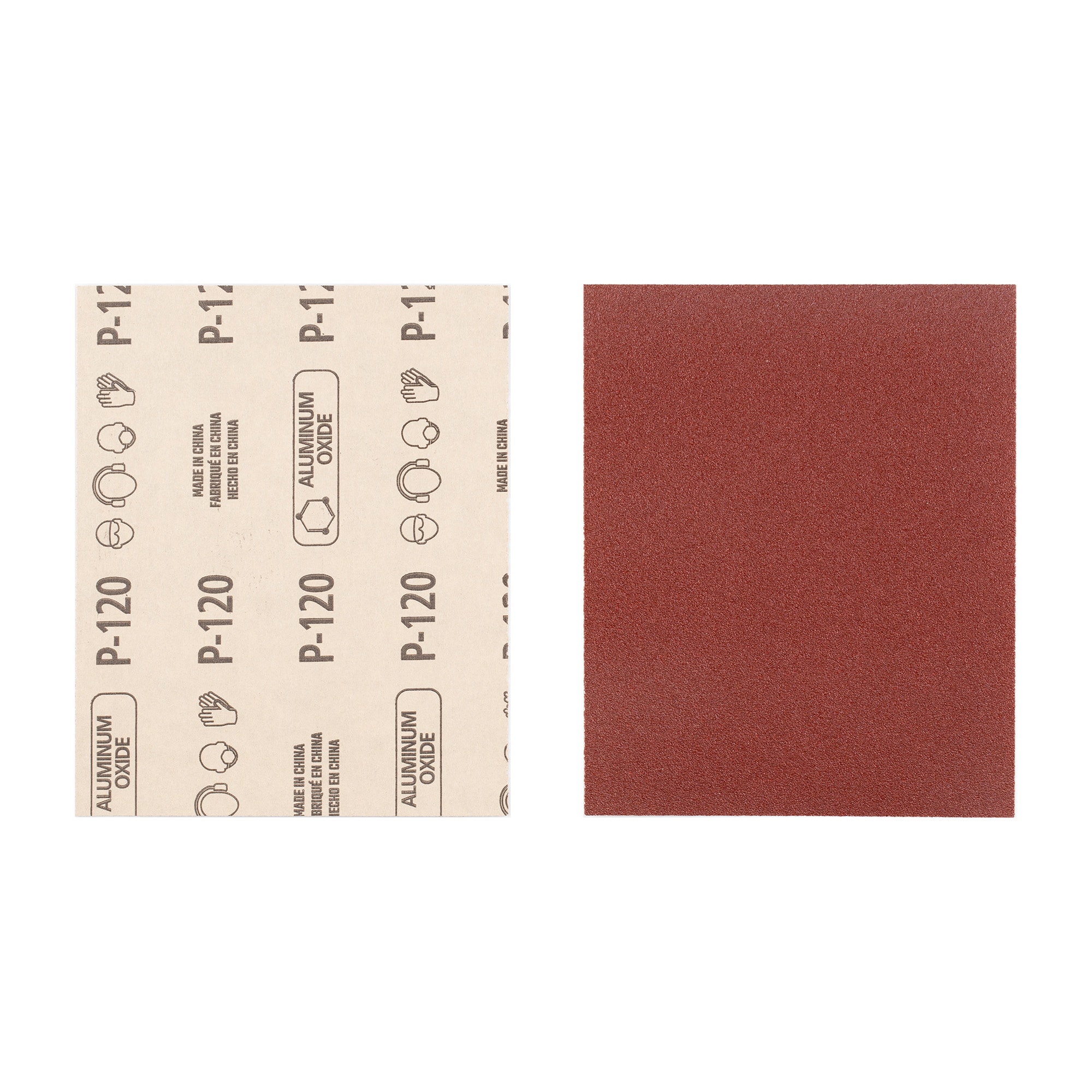 Hoja de lija de óxido de aluminio Craftsman de 120 granos en 20 piezas
