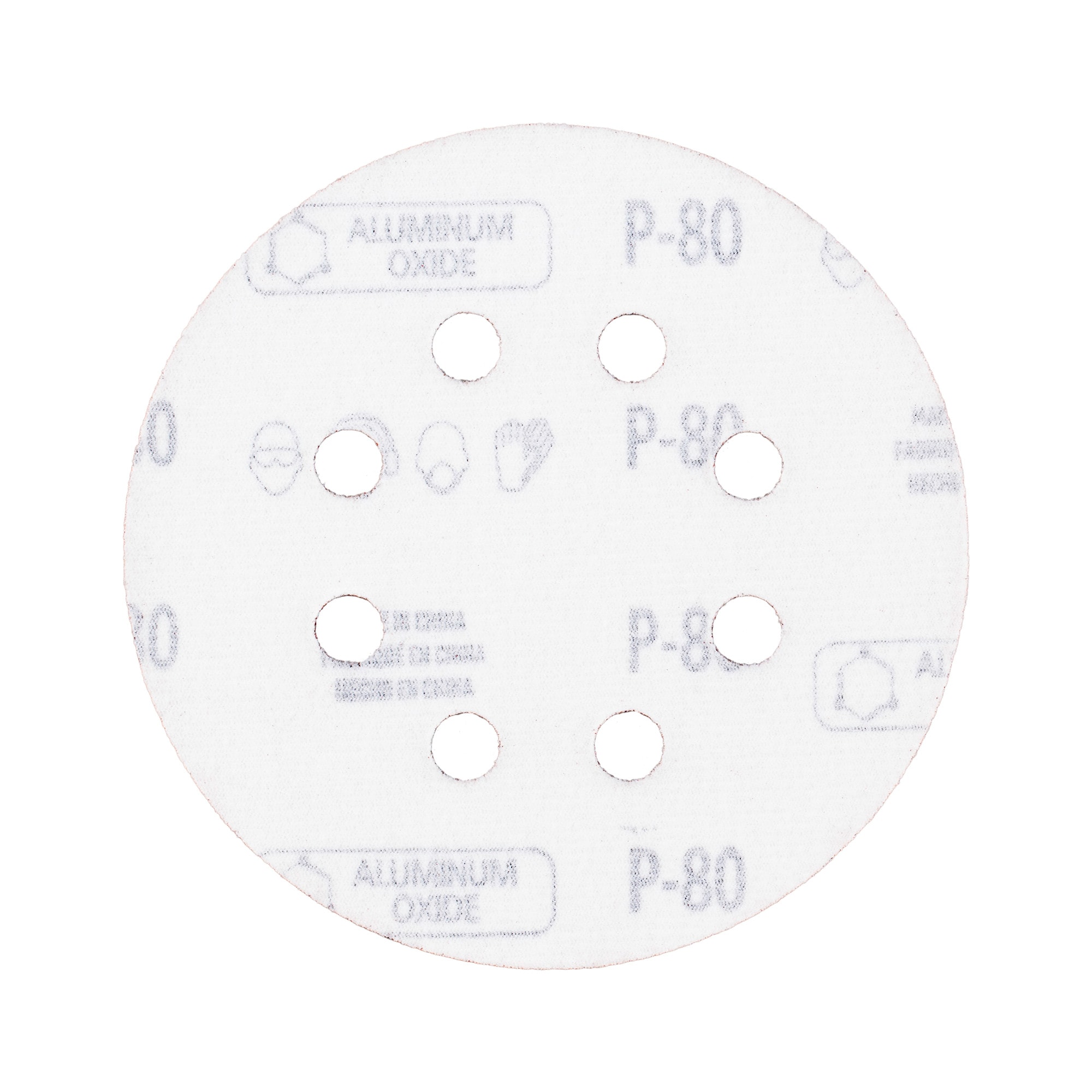 CRAFTSMAN 20 Piezas de Papel de Lija de Óxido de Aluminio de 80 Granos