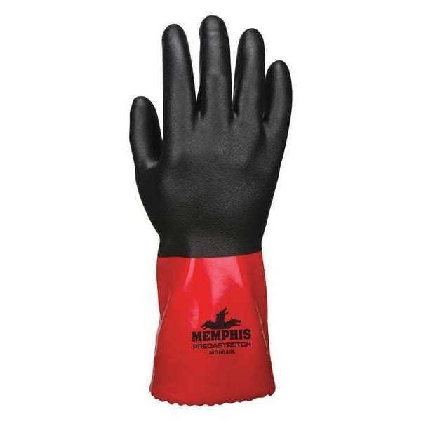 Guantes resistentes a químicos de 12" de Mcr Safety, Nitrilo, XL, paquete de 12 - MG9648XL