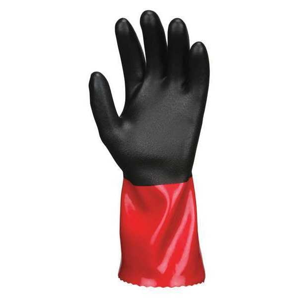 Guantes resistentes a químicos de 12" de Mcr Safety, Nitrilo, XL, paquete de 12 - MG9648XL
