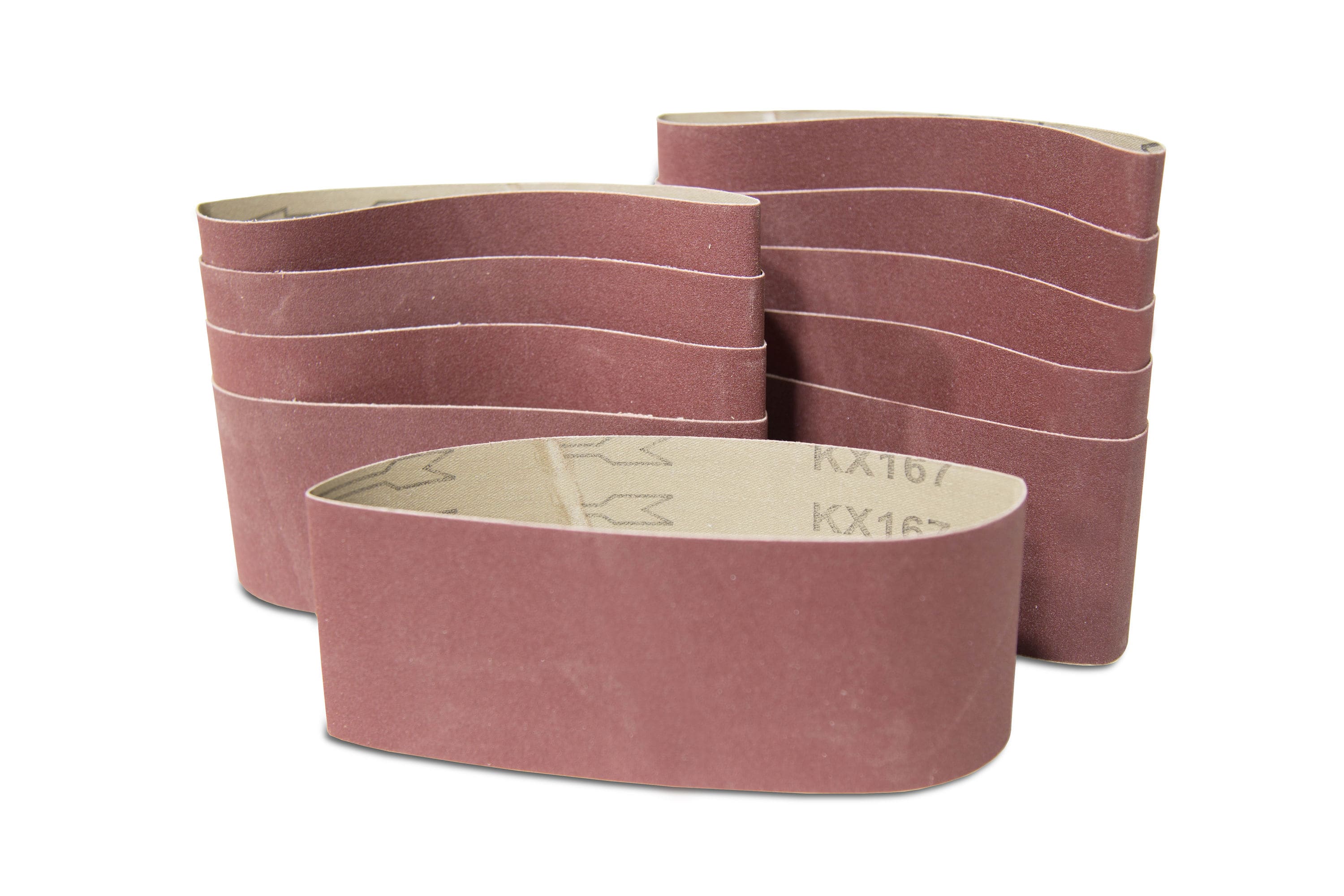 Bandas de lijar WEN WEN 10 piezas Óxido de aluminio 120-grano Papel de lija para cinturón 6321SP120