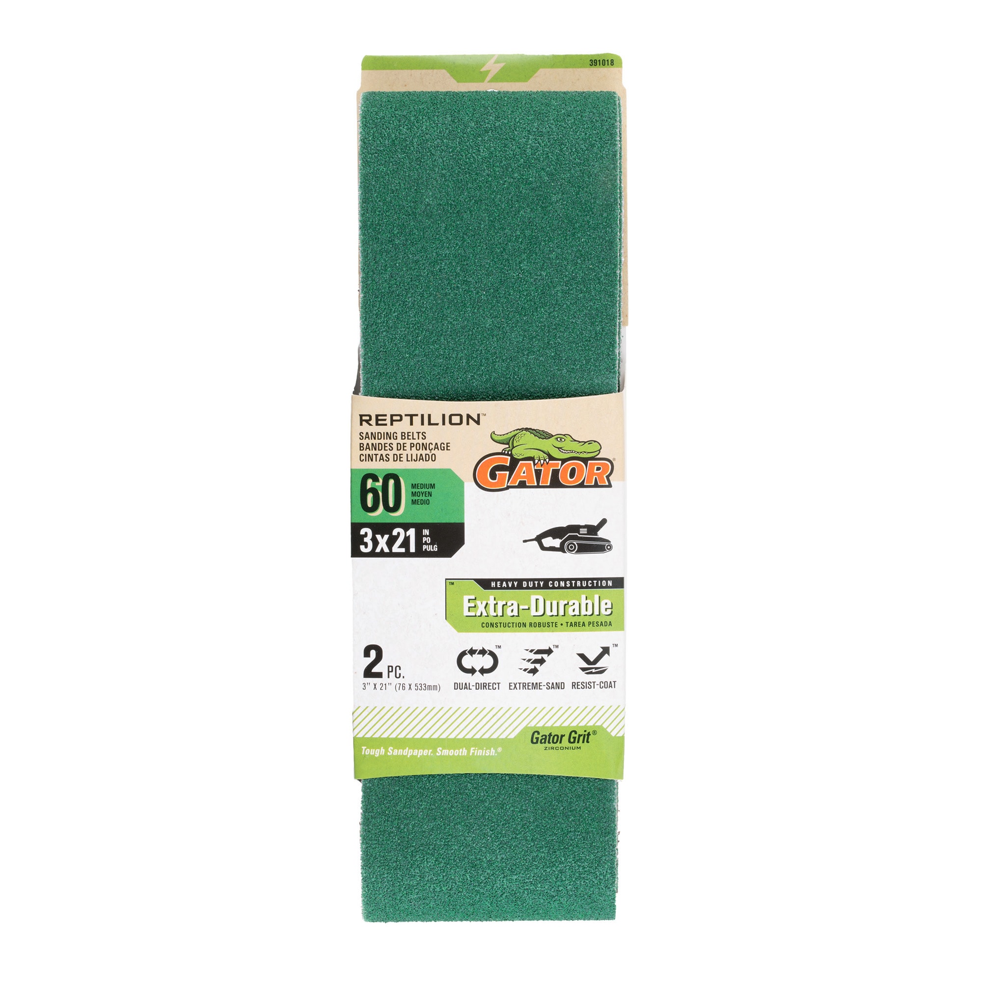 Lija de banda Gator Reptilion Zirconia alúmina 60 - grano 391018