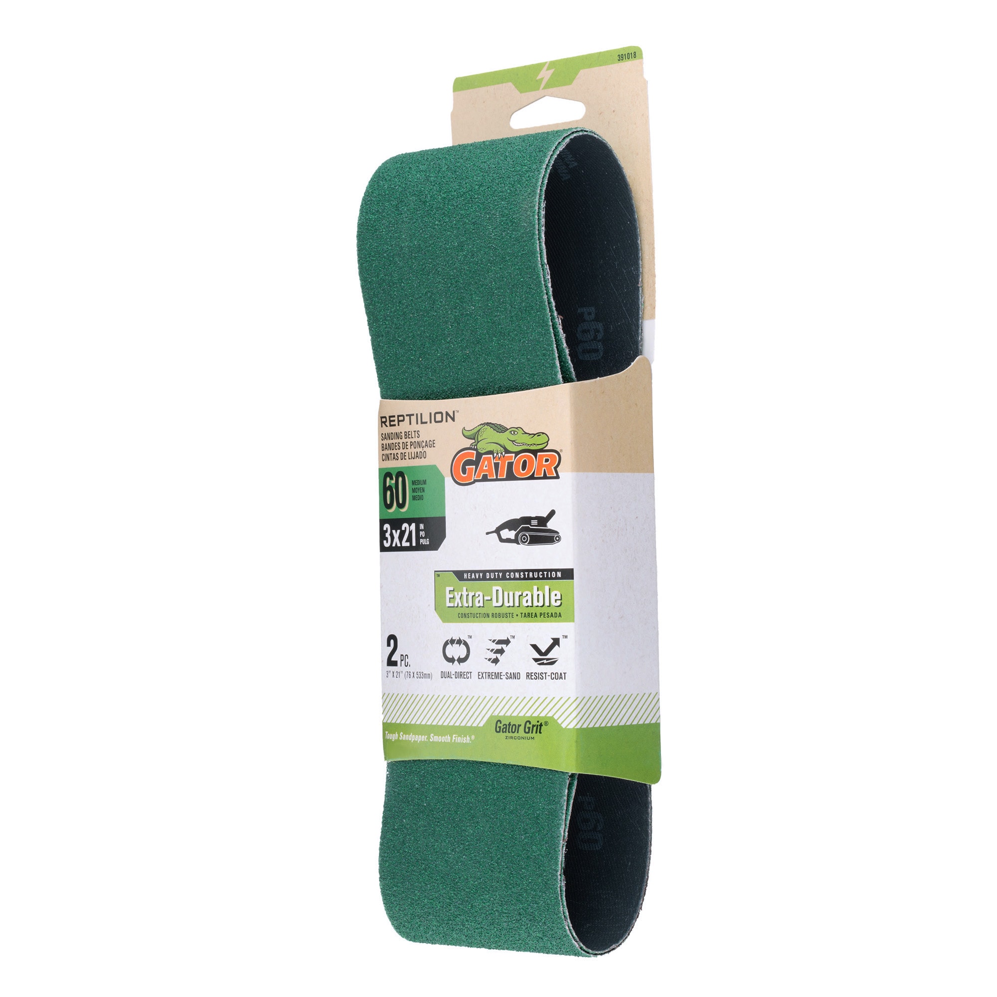 Lija de banda Gator Reptilion Zirconia alúmina 60 - grano 391018