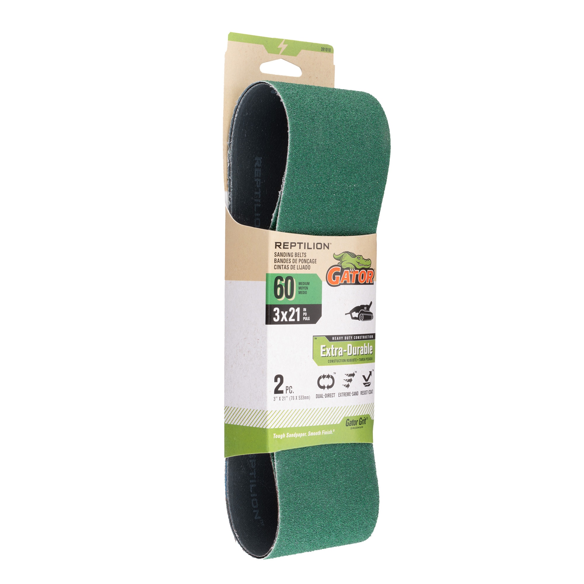 Lija de banda Gator Reptilion Zirconia alúmina 60 - grano 391018