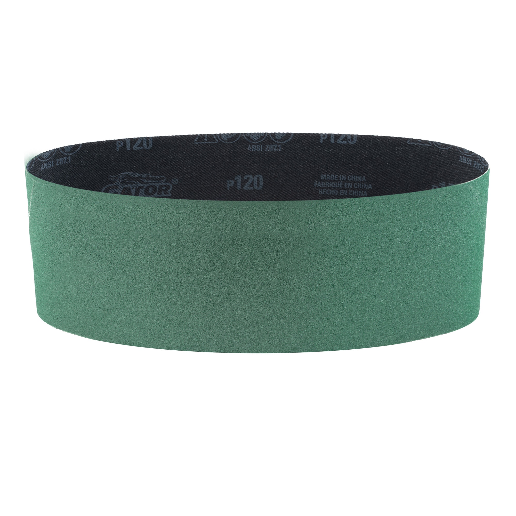 Lija de Banda de Zirconia Alumina de Grano 120 de 2 Piezas Gator Reptilion 391044