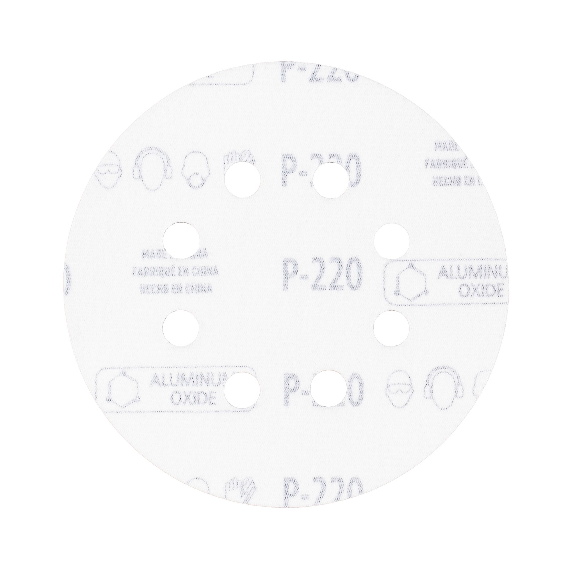 CRAFTSMAN Lija de Disco de Óxido de Aluminio de 220 Granos, 20 Piezas