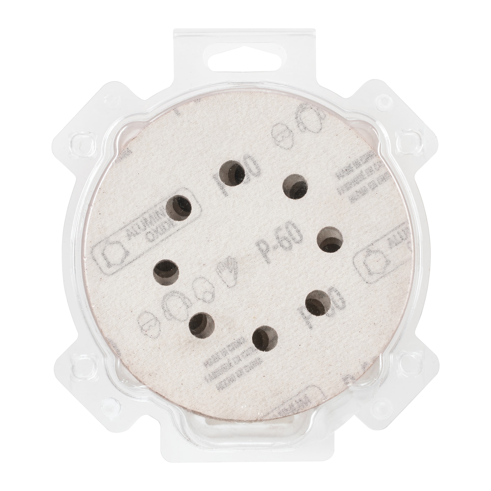 CRAFTSMAN Papel de lija de disco de óxido de aluminio de grano 60 de 60 piezas de Craftsman 391029