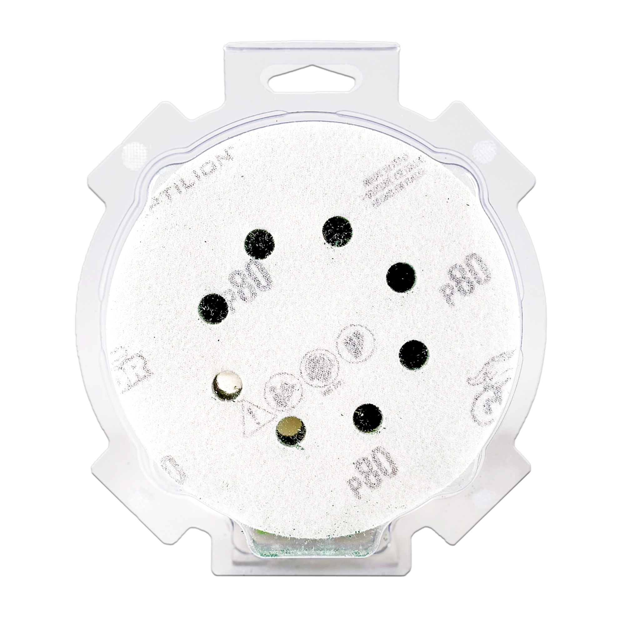Disco de papel de lija de cerámica alumina Gator Reptilion de 30 piezas, grano 80, 391086