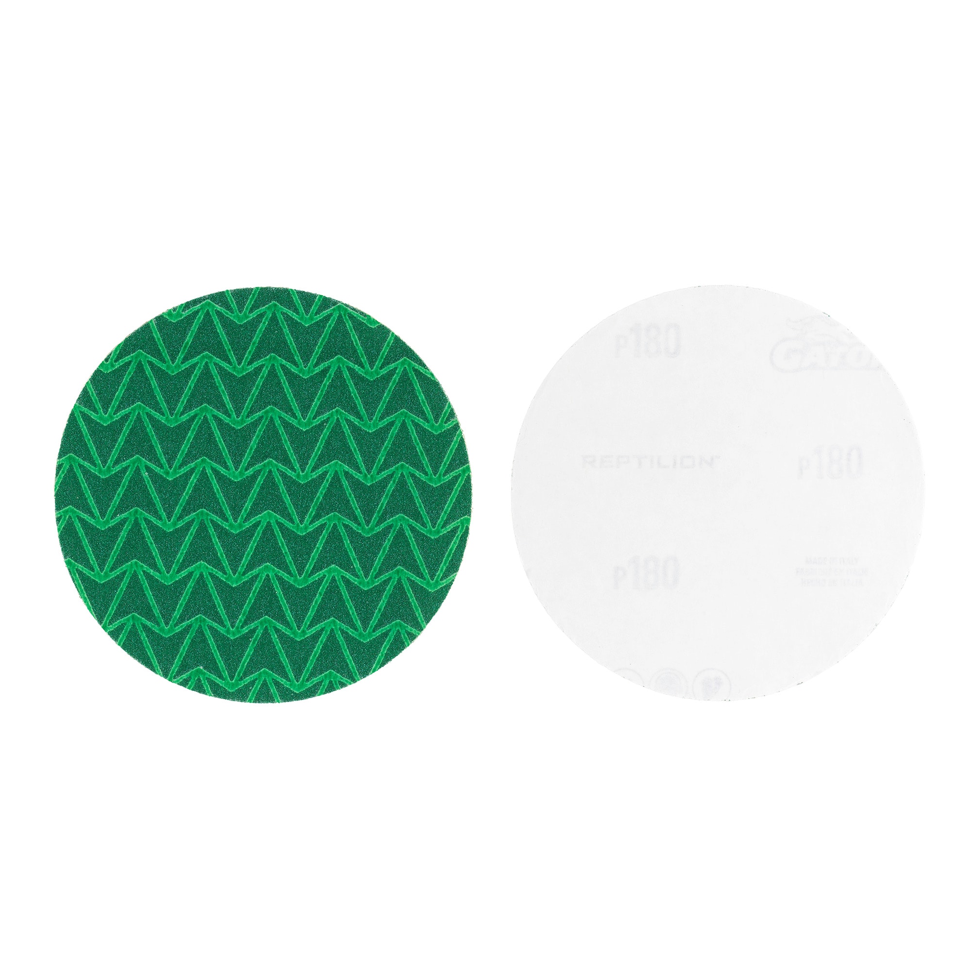Disco de lija de cerámica alúmina de 180 grano Gator Reptilion PSA de 8 piezas 391093