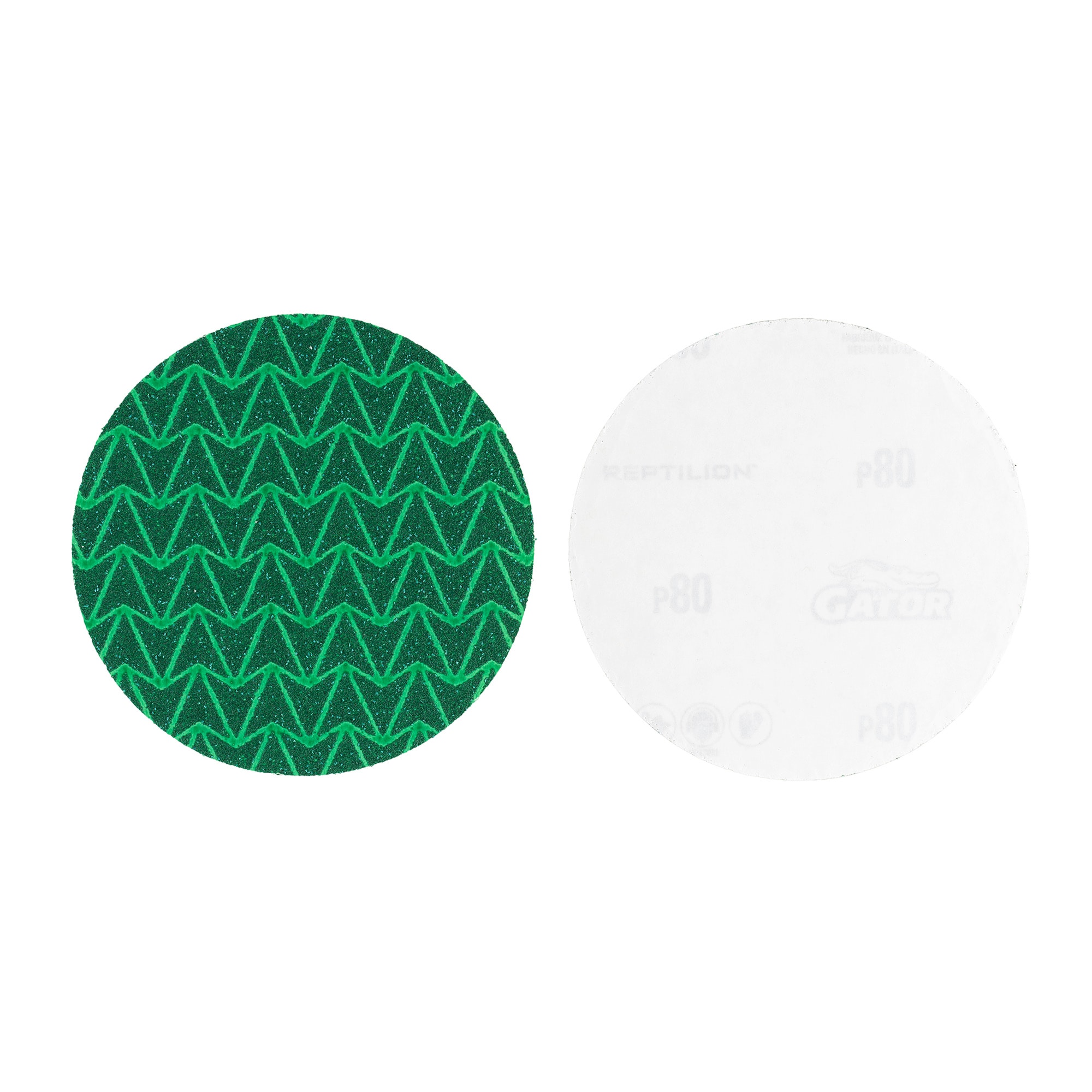 Disco de papel de lija Gator Reptilion PSA de cerámica alúmina de grano 80 de 8 piezas - 391091