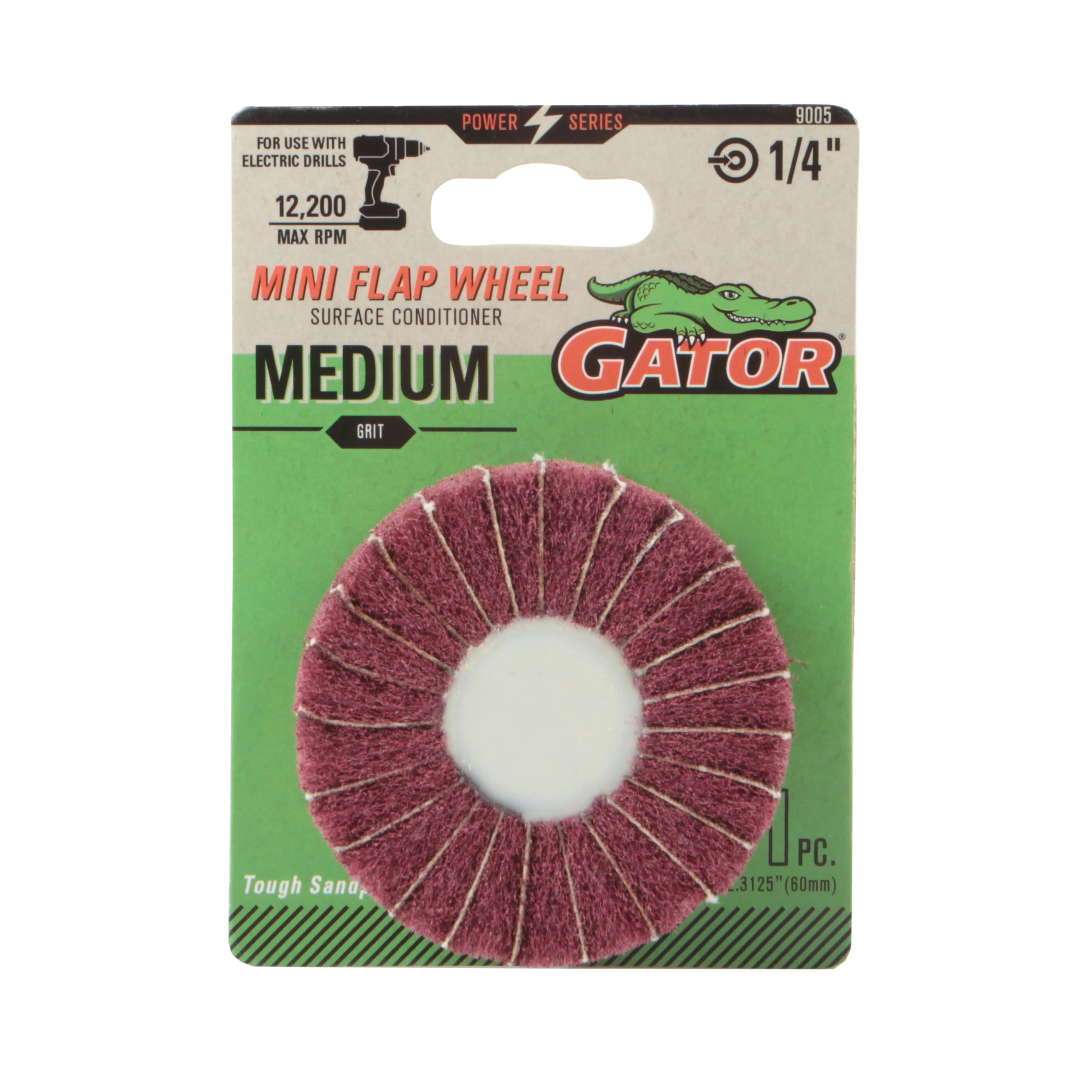Papel de lija Gator de grano mediano de óxido de aluminio 80 - Disco de grano 9005