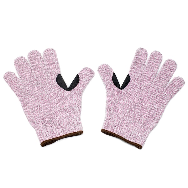 Guantes reforzados resistentes a cortes Safe Handler, color rosa, pequeños, PR - BLSH-HD-CRG1-S-P
