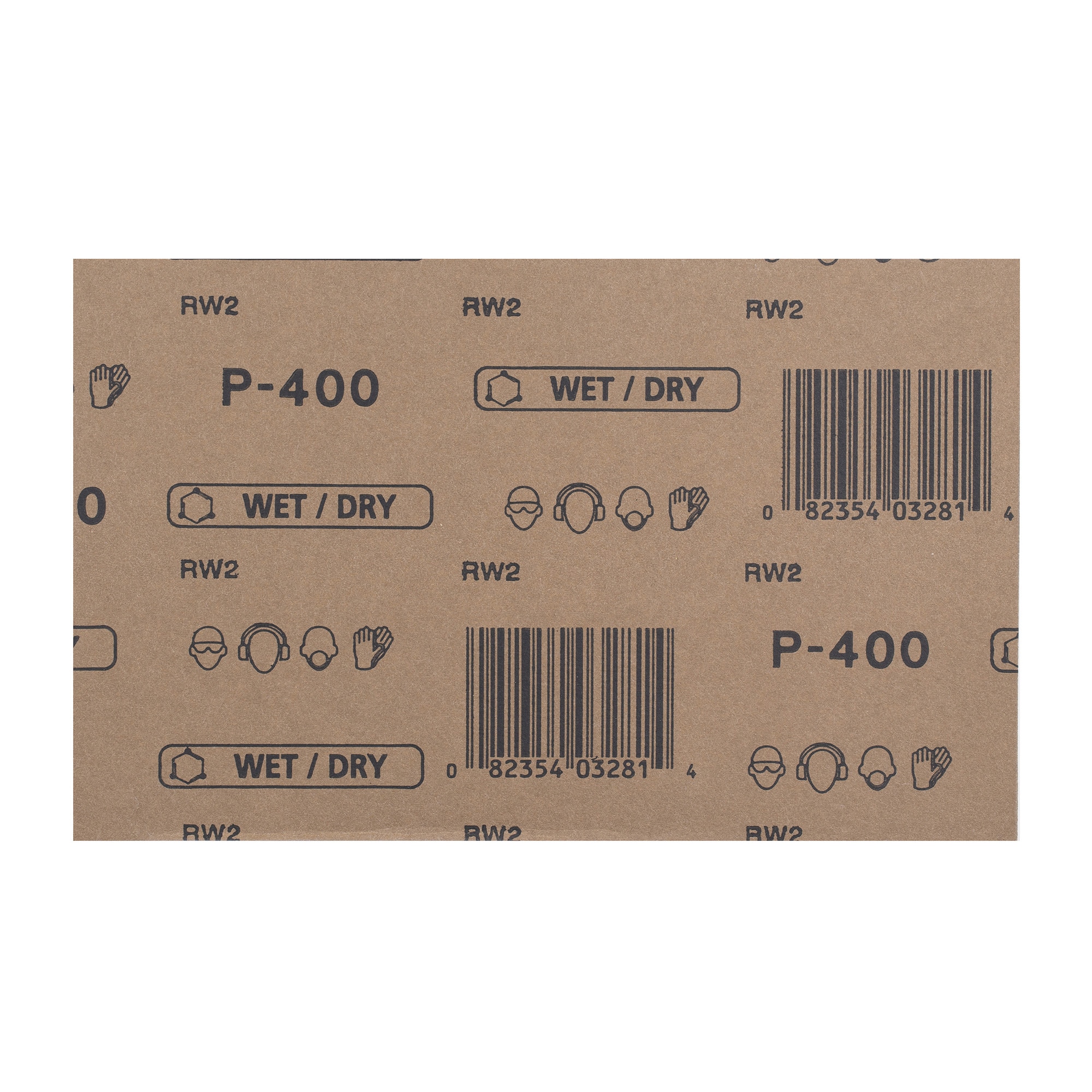 Lija de papel de carburo de silicio Gator Obsidion de 6 piezas de grano 400 - 391106