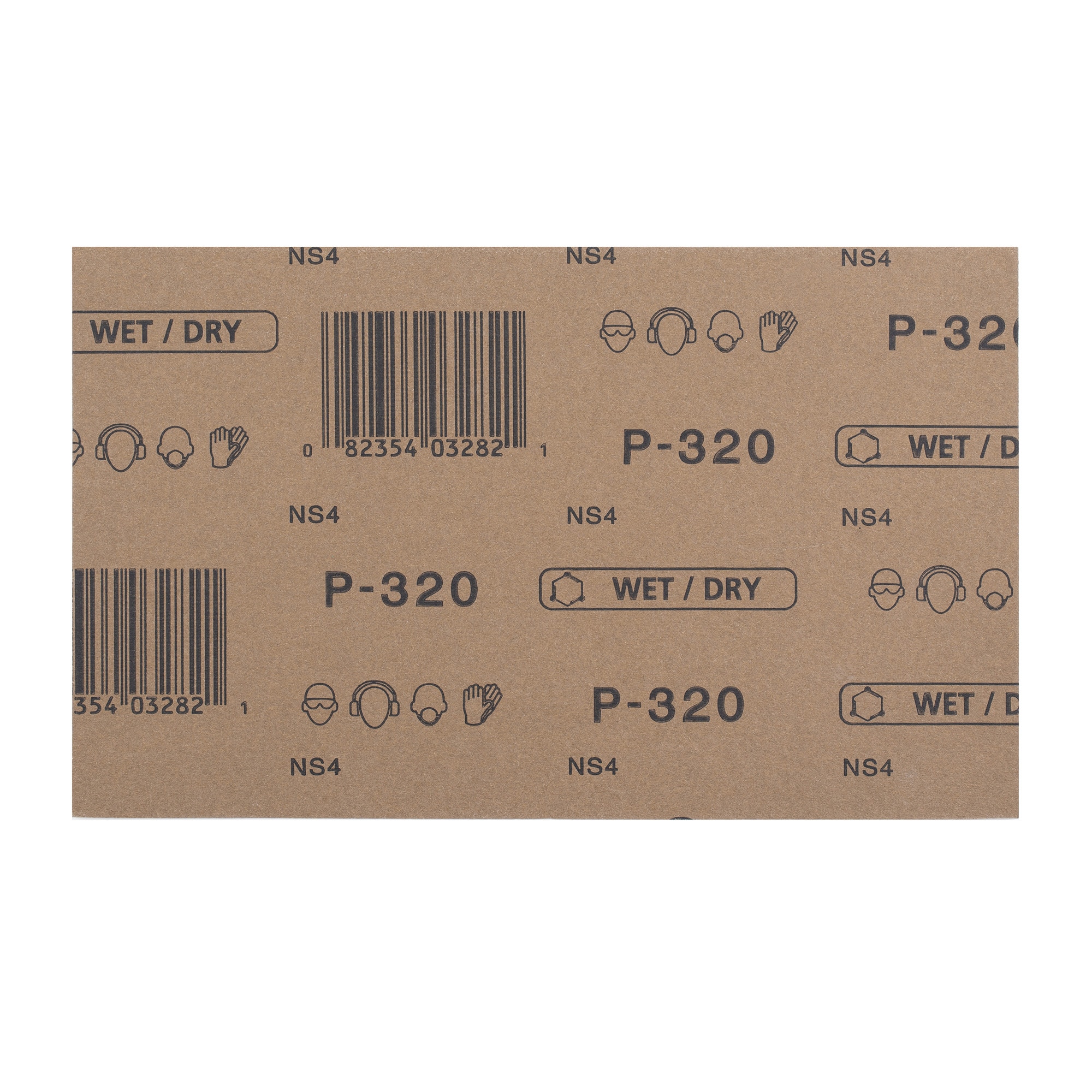Papel de lija Gator Obsidion de 6 piezas de carburo de silicio con grano 320 - Hoja de lija 391105