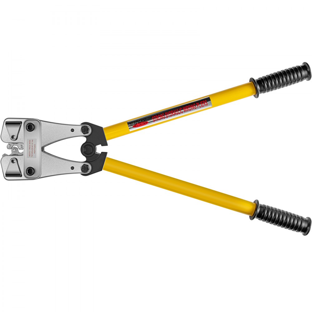 VEVOR Battery Cable Crimping Tool 10-120 mm2, Cable Lug Crimping Tool for Heavy Duty Wire Lugs, Battery Cable Crimper for AWG 8-4/0, Hexagon Lug Crimping Tool for Wire Cable Cutting and Crimping - YXQDZYJQ8-40LJK01V0