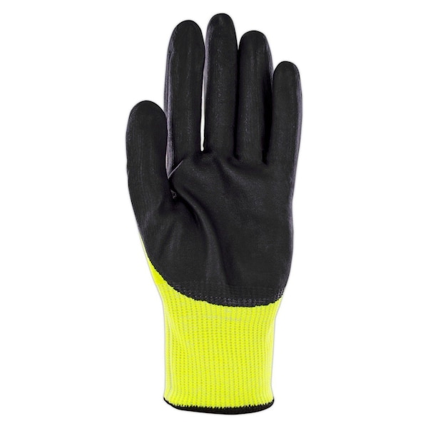 Guantes recubiertos de Magid, color amarillo de alta visibilidad, tamaño 8 - GPD2488