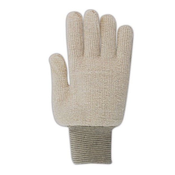 Guantes de terrycloth extra pesados de color natural Magid TerryMaster PT936R, paquete de 12 unidades - PT936RL