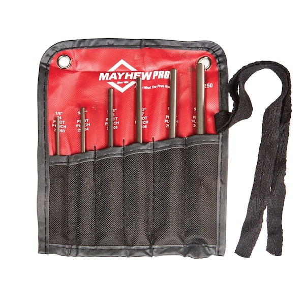 Mayhew 6 Piece Economy Finish Pilot Punch Set - 62250