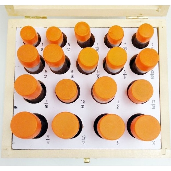 Hhip 1/8-21/32" 108 Piece Blind Hole Spotter Set - 8016-0108