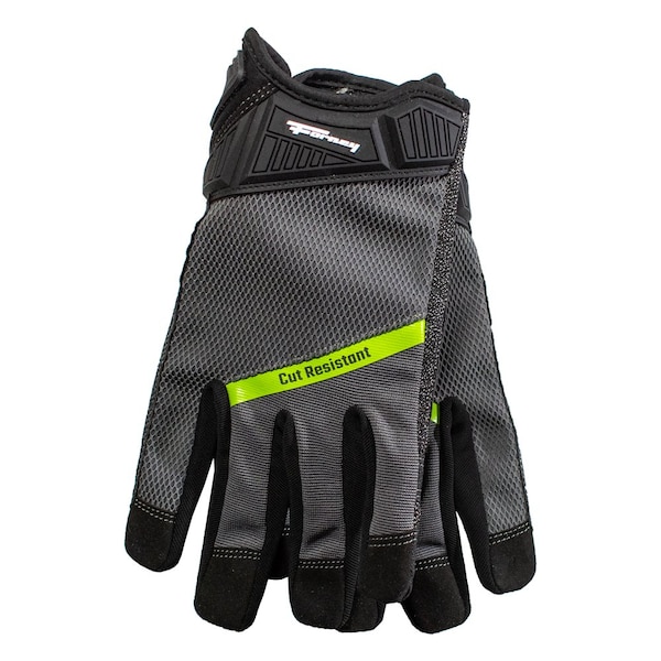 Guantes de trabajo utilitarios Forney U-Wrist Cut A3 para hombres talla XL - 53041