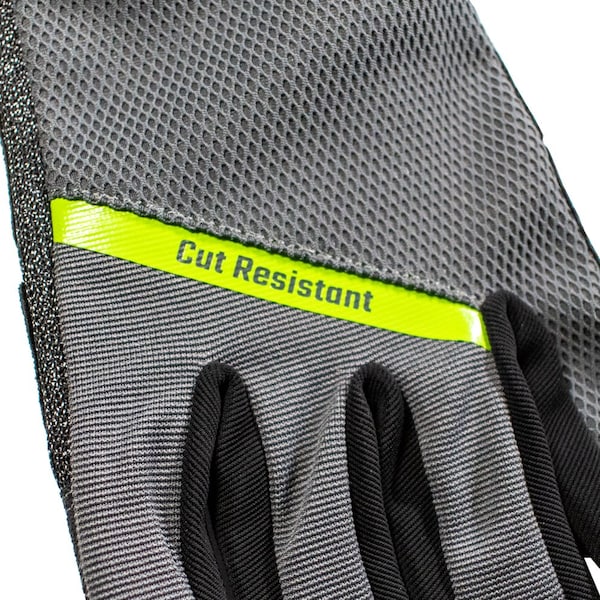 Guantes de trabajo utilitarios Forney U-Wrist Cut A3 para hombres talla XL - 53041