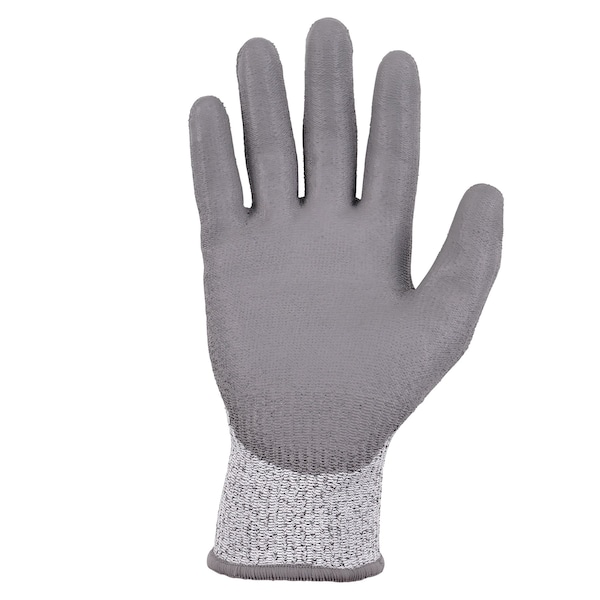 Proflex de Ergodyne ANSI A3 Guantes recubiertos de PU CR 12 Pares, Gris, Talla M - 7030-12PR