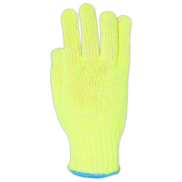 Guantes de tejido de alta visibilidad Magid CutMaster H93HV Hyperon V Knit - Nivel de corte A4, paquete de 12 - H93HV-8